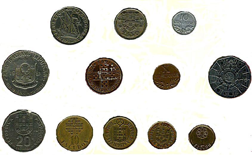 Монеты Португалии  во второй половине 20 века. Из коллекции Лимарева В.Н. 