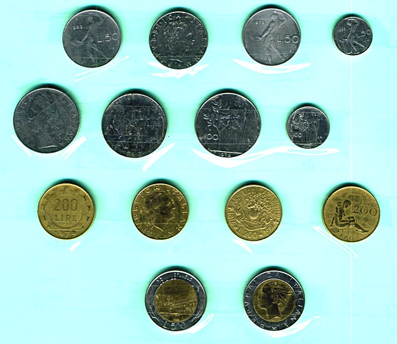 Итальянская монеты. (увеличено) Из коллекции Лимарева В.Н.