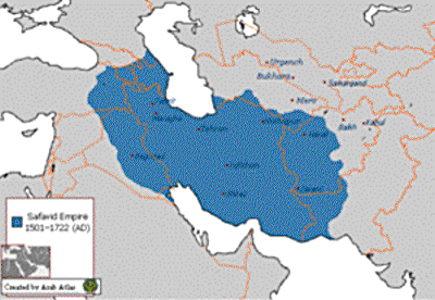 Государство  Сефевидов (Персия) в 17 веке.