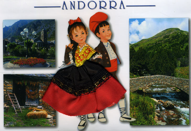 Туристическая Андорра (обложка фотоальбома, издательствО Эскудо де Оро.А.О.)