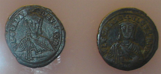 Монеты императора Льва 6. Эрмитаж. Фото Лимарева В.Н.