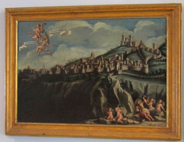 Сан-Марино в 18 веке. Худ. из Сан-Марино. Национальный музей Сан-Марино.  Фото Лимарева В.Н.
