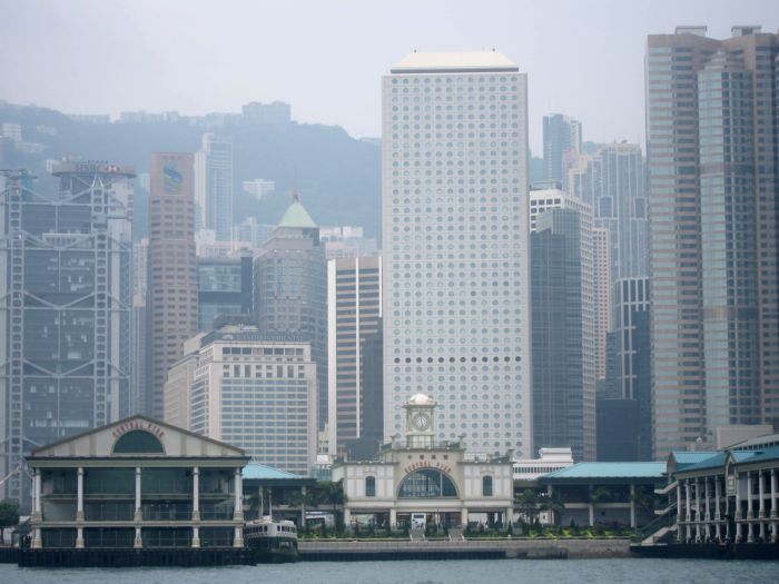 Пассажирский порт в Гонконге. Фото Лимарева В.Н.