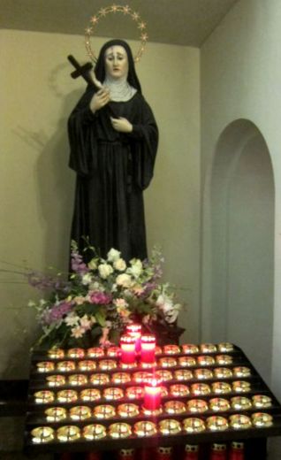 Святая-мученица в церкви Святого франциска. Сан-Марино. Фото Лимарева В.Н.
