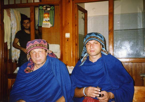 Лимарев Сергей и Лимарев В.Н. после турецкой бани. Турция.